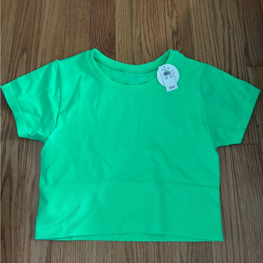 aerie sidewalk seamless cropped t-shirt
